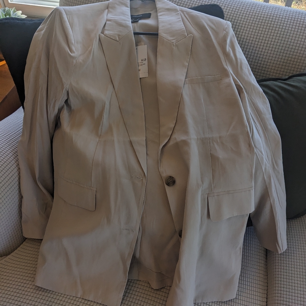 Cream colored blazer